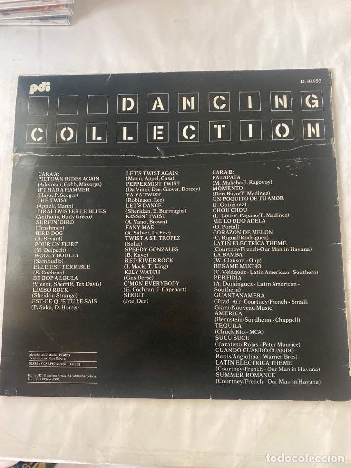 Discos de vinilo: DANCING COLLECTION REMIX NON STOP-1986-SIN USO - Foto 2