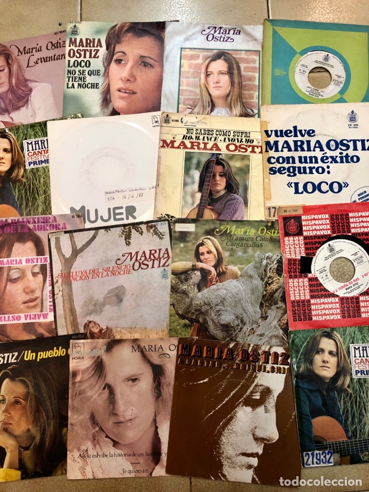 Discos de vinilo: Maria Ostiz - Lote 20 Singles 7&rdquo; - Foto 3