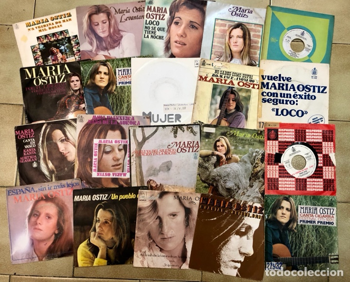 Discos de vinilo: Maria Ostiz - Lote 20 Singles 7&rdquo; - Foto 1