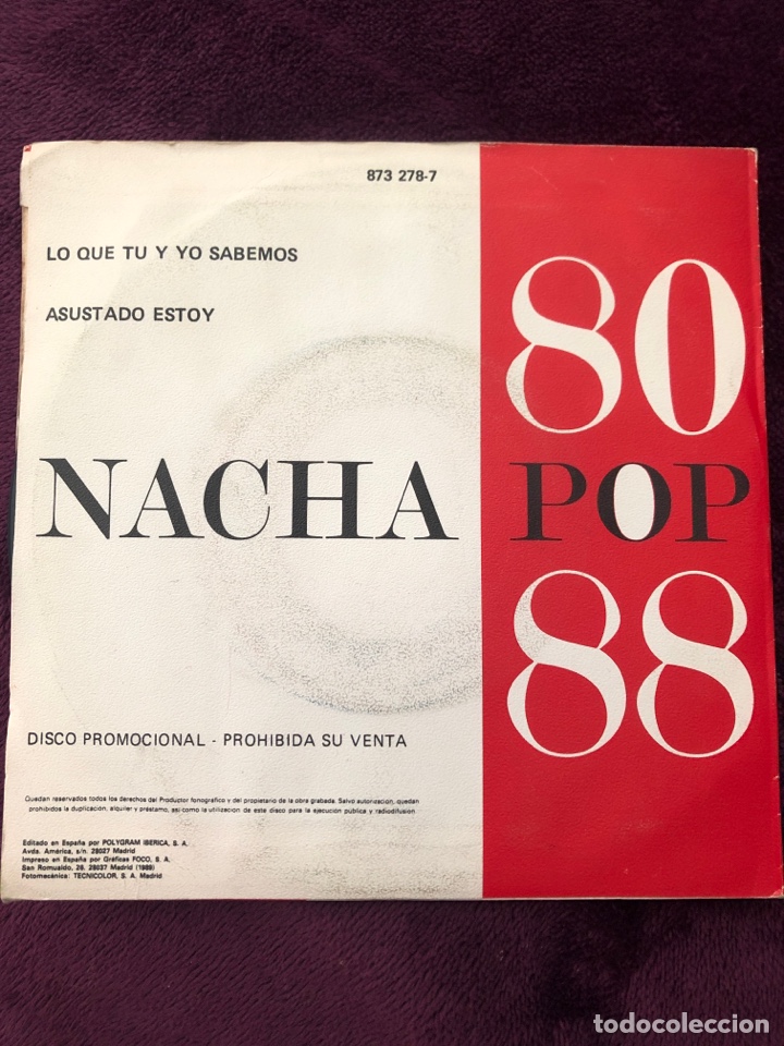 Discos de vinilo: Nacha pop - Foto 2