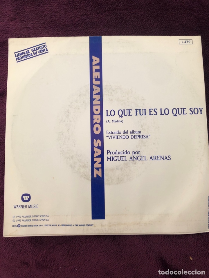 Discos de vinilo: Alejandro Sanz - Foto 2