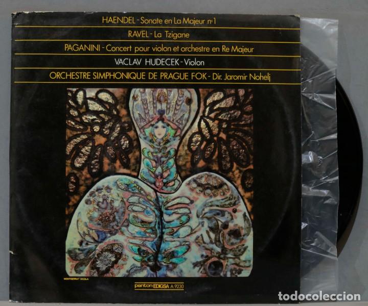 Discos de vinilo: LP. HAENDEL. RAVEL. PAGANINI. HUDECEK - Foto 1