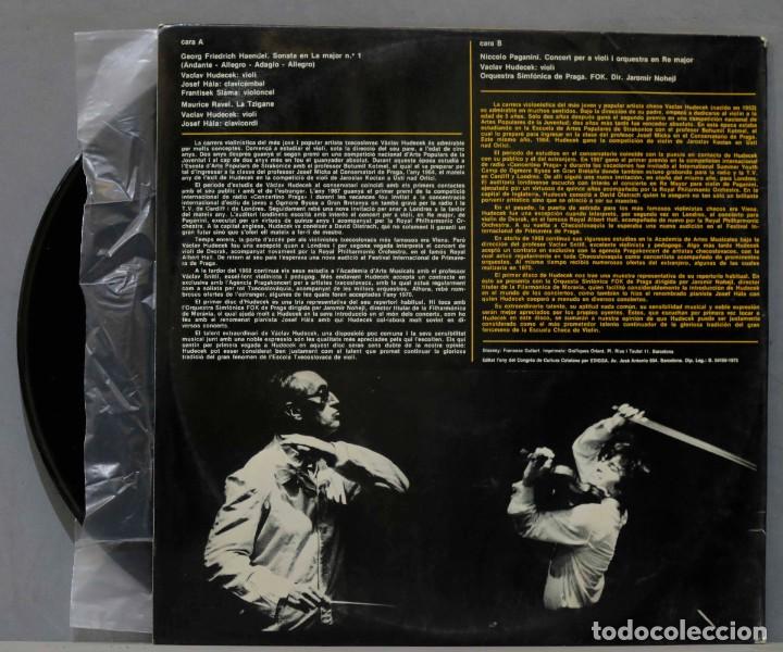 Discos de vinilo: LP. HAENDEL. RAVEL. PAGANINI. HUDECEK - Foto 2