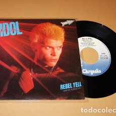 Discos de vinilo: BILLY IDOL - REBEL YELL (GRITO REBELDE) - PROMO SINGLE - 1983 - SPAIN - NUEVO. Lote 317200698