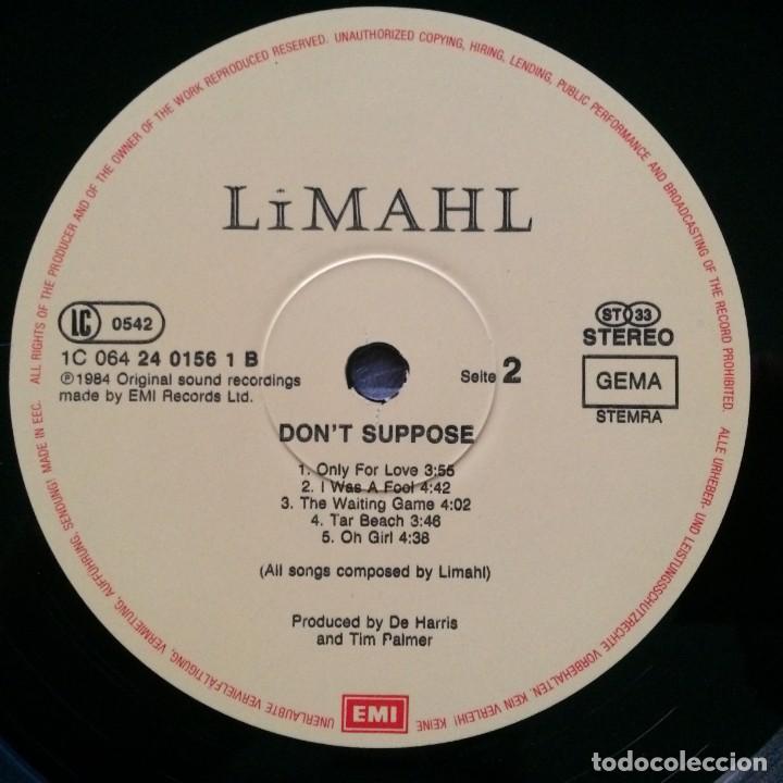 Discos de vinilo: Limahl &ndash; Dont Suppose... , Germany 1984 EMI - Foto 6