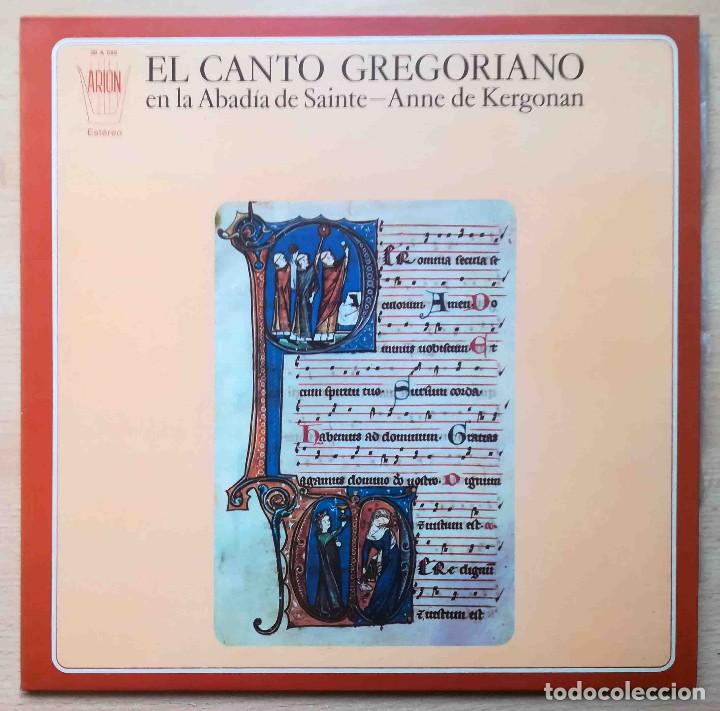Discos de vinilo: LP El Canto Gregoriano En la Abad&iacute;a de Sainte-Anne de Kergonan