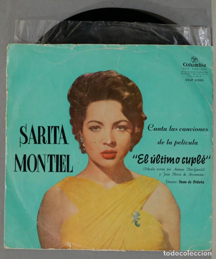 Discos de vinilo: LP. SARA MONTIEL, EL &Uacute;LTIMO CUPL&Eacute; - Foto 1