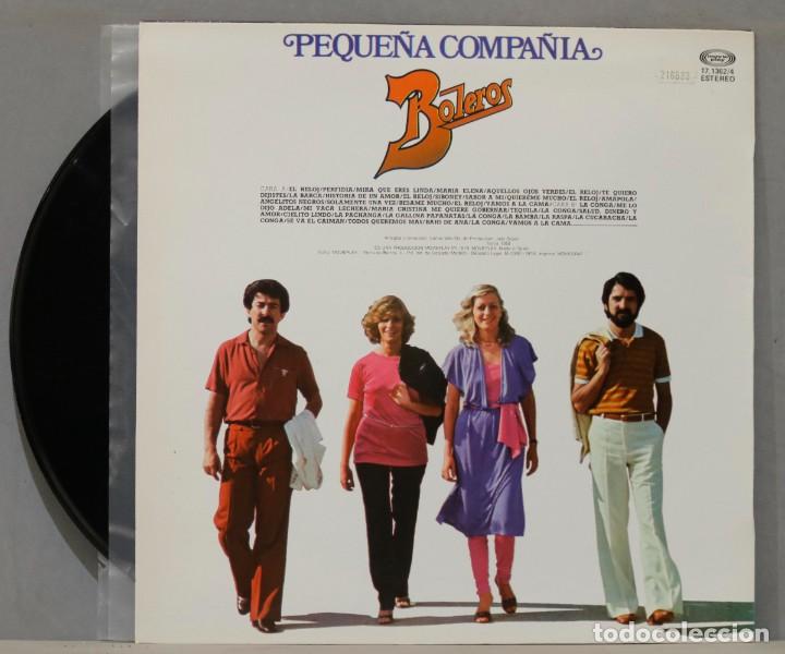 Discos de vinilo: MAXI SINGLE. PEQUE&Ntilde;A COMPA&Ntilde;IA BOLEROS - Foto 2