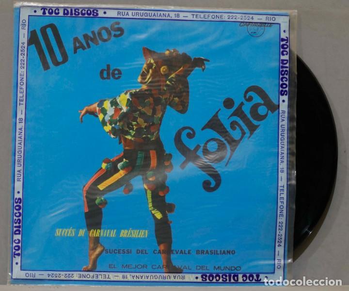 Disques de vinyle: LP. Orquestra De Pereira Dos Santos. 10 Anos De Folia