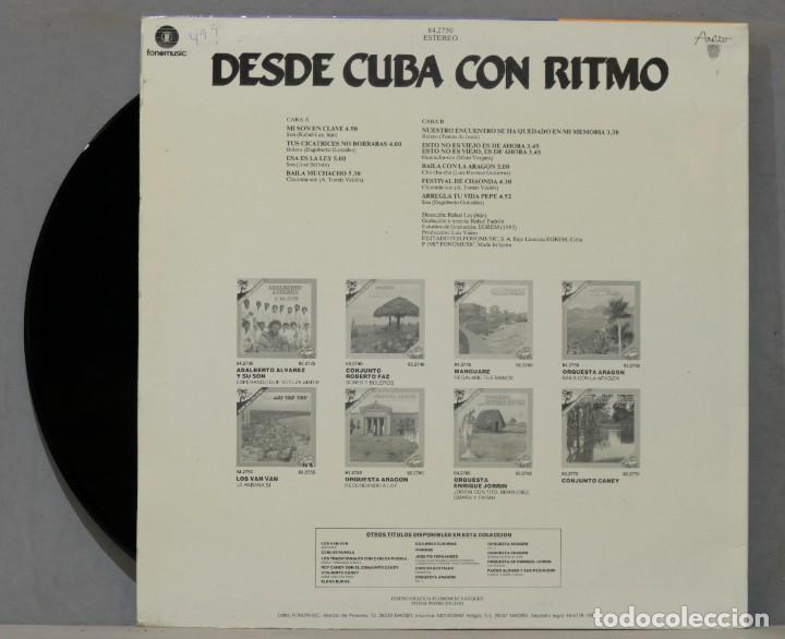 Discos de vinilo: LP. Orquesta Aragon. Baila Con La Aragon - Foto 2