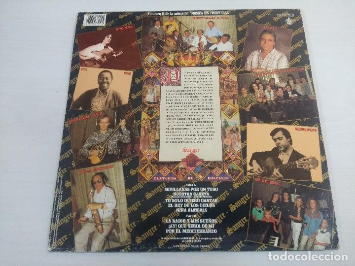 Discos de vinilo: CANTORES DE HISPALIS/SANGRE/VINILO. - Foto 3