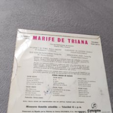 Discos de vinilo: VINILO SINGLE EP - MARIFE DE TRIANA - LA LUNA Y EL TORO. Lote 317335478