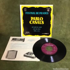 Discos de vinilo: PABLO CASALS, FESTIVAL DE PRADES. Lote 317339498