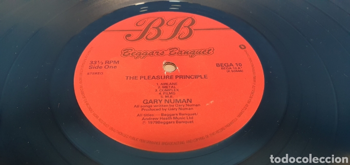 Discos de vinilo: THE PLEASURE PRINCIPLE - GARY NUMAN - Foto 3