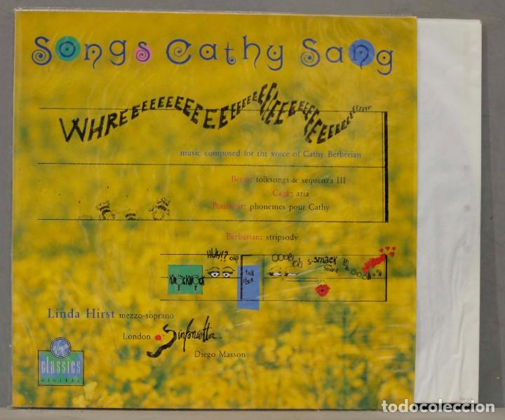 Discos de vinilo: LP. Songs Cathy Sang - Foto 1