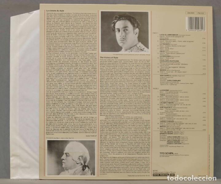 Discos de vinilo: LP. Tito Schipa. Airs D&acute;Operas - Foto 2