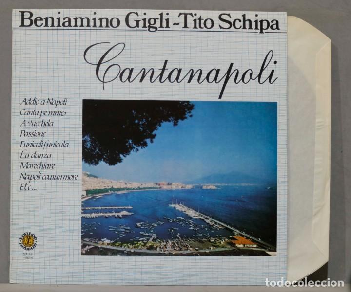 Discos de vinilo: LP. CANTANAPOLI. GIGLI. SCHIPA - Foto 1