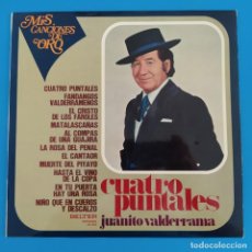 Discos de vinilo: LP VINILO CUATRO PUNTALES JUANITO VALDERRAMA MIS CANCIONES DE ORO 1975. Lote 317376278
