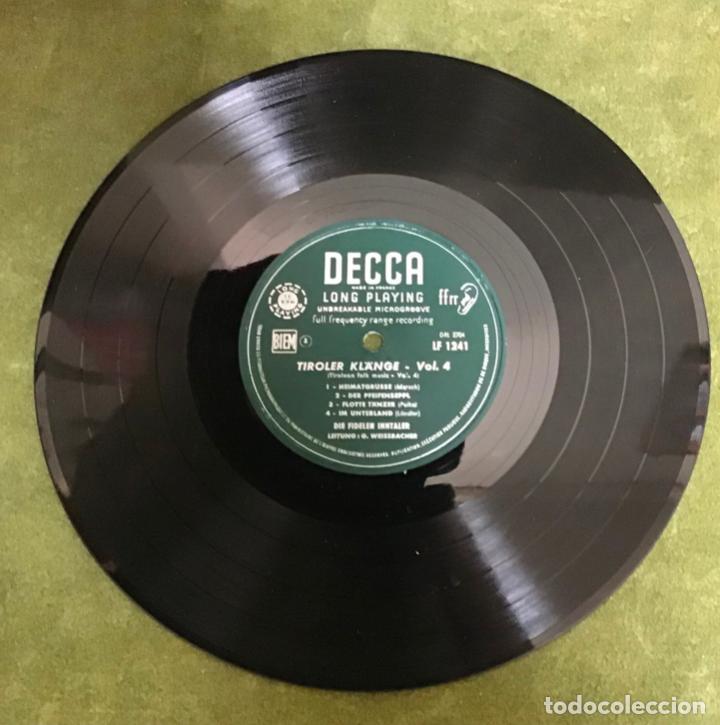 Discos de vinilo: TIROLER KL&Auml;NGE, DISCO - Foto 3