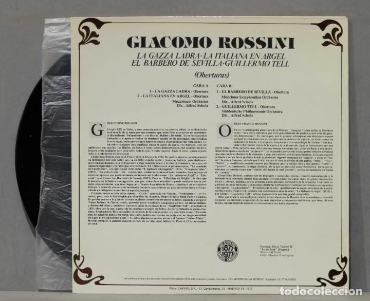Discos de vinilo: LP. ROSSINI. COLECCION RTVE. 16 - Foto 2