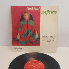 Discos de vinilo: 10 PULGADAS !! ROBERTO DELGADO Y SU ORQUESTA / FESTIVAL MEJICANO / LP-PERGOLA-1967 / MBC. ***/***. Lote 317402073