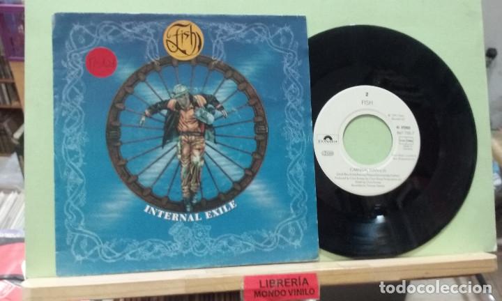 Discos de vinilo: Fish. Internal exile / Carnival man. Polydor 1991 -- Single - Foto 1