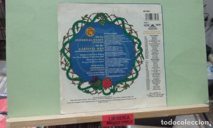 Discos de vinilo: Fish. Internal exile / Carnival man. Polydor 1991 -- Single - Foto 2