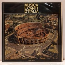 Discos de vinilo: MUSICA E CANTI D' ITALIA - ALBINONI / VIVALDI / CLAUDIO VILLA Y MÁS. VINILO (LP, ALBUM). CCM2