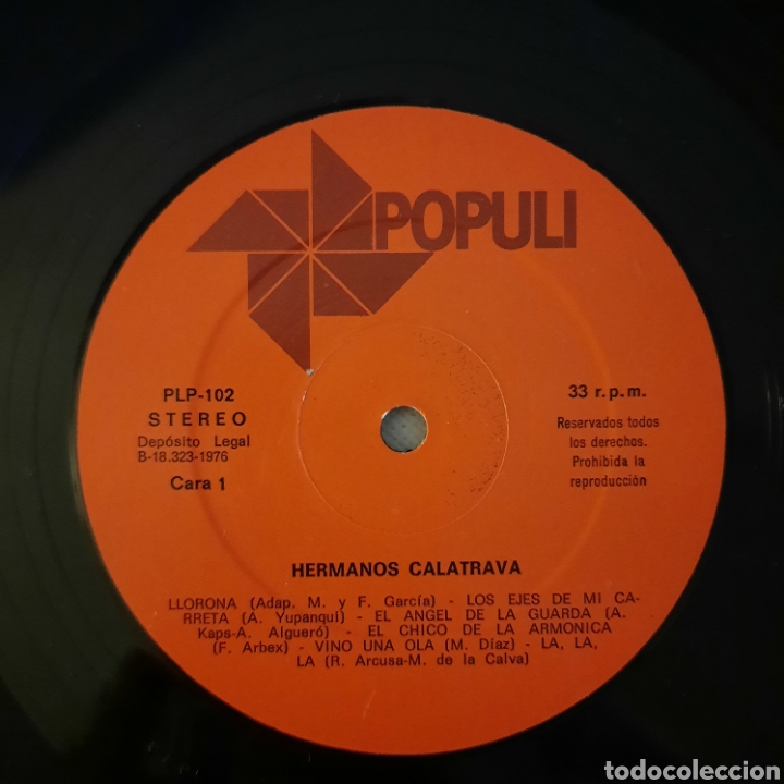 Discos de vinilo: HERMANOS CALATRAVA - Llorona... - Foto 3