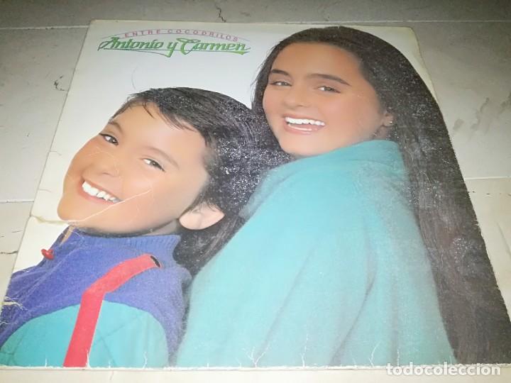 Discos de vinilo: ANTONIO Y CARMEN-ENTRE COCODRILOS - Foto 1