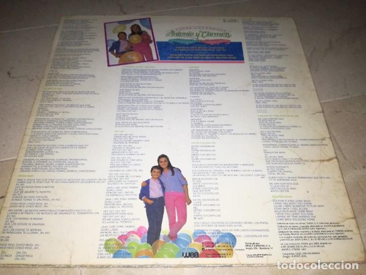 Discos de vinilo: ANTONIO Y CARMEN-ENTRE COCODRILOS - Foto 2