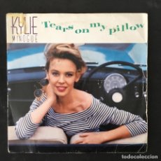 Discos de vinilo: VINILO SINGLE - KYLIE MINOGUE - TEARS ON MY PILLOW - PWL 47 RECORDS 1990. Lote 317479468