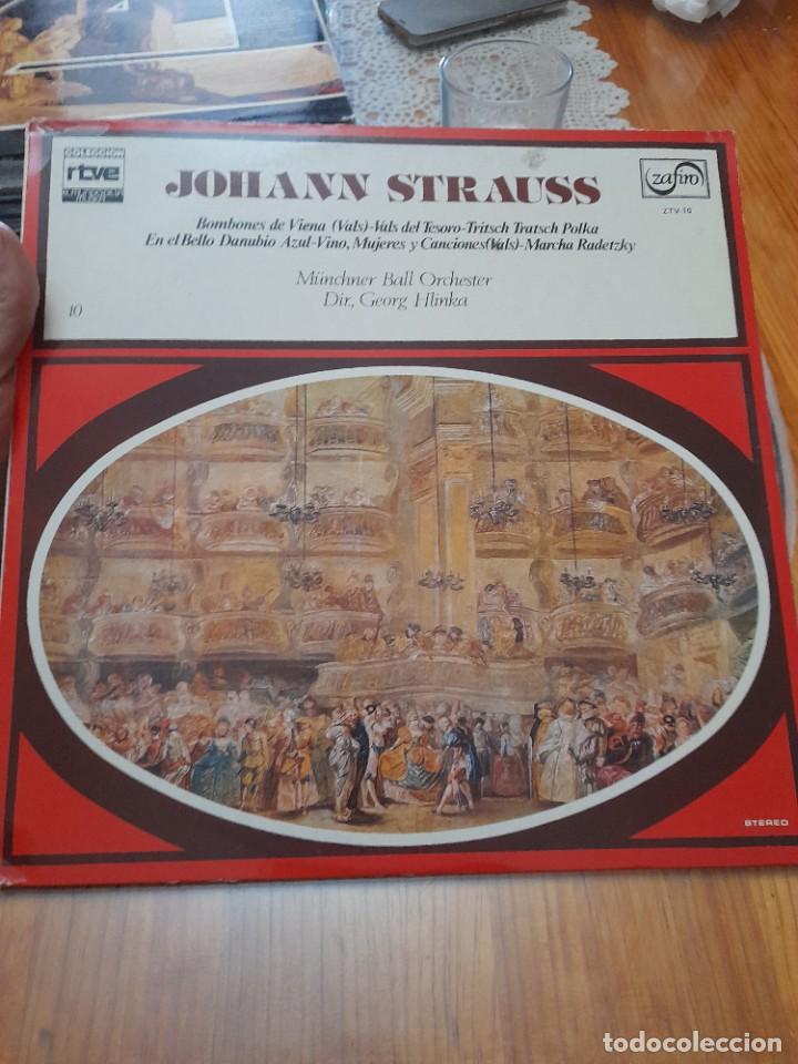 Discos de vinilo: Disco m&uacute;sica JOHANN STRAUSS - Foto 1