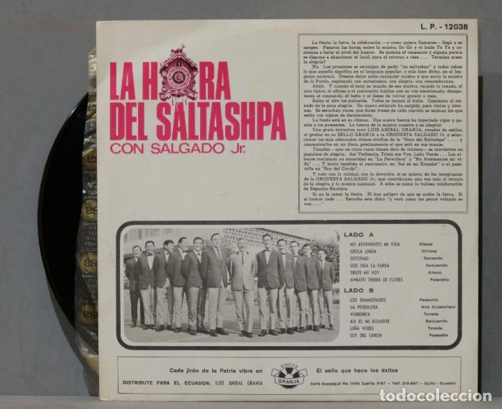Discos de vinilo: LP. Salgado Jr. La Hora Del Saltashpa. - Foto 2