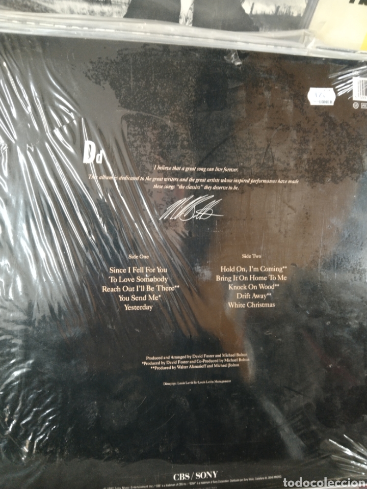 Discos de vinilo: Michael Bolton timeless the classics - Foto 2