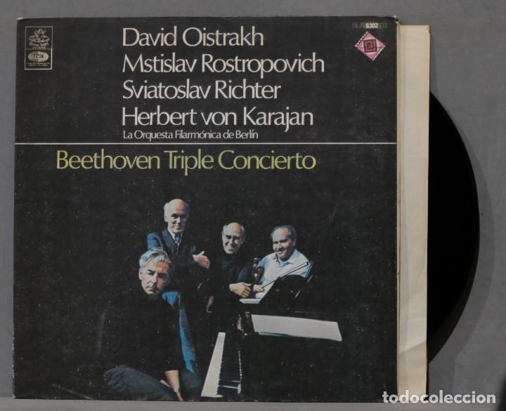 Discos de vinilo: LP. BEETHOVEN TRIPLE CONCERTO - Foto 1