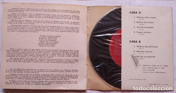 Discos de vinilo: Cants De Mallorca Single 7&rdquo; EP Espa&ntilde;a Portada gatefold + libreto interior - Foto 3