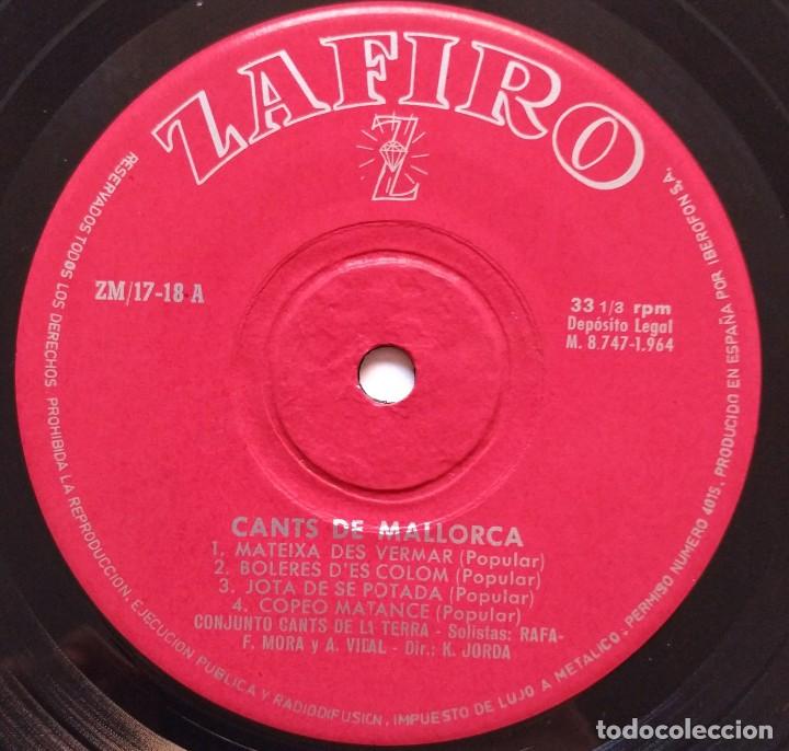 Discos de vinilo: Cants De Mallorca Single 7&rdquo; EP Espa&ntilde;a Portada gatefold + libreto interior - Foto 4