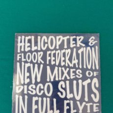 Discos de vinilo: DISCO SLUTS IN FULL FLIGHT / HELICOPTER / FLOOR FEDERATION. Lote 317765858