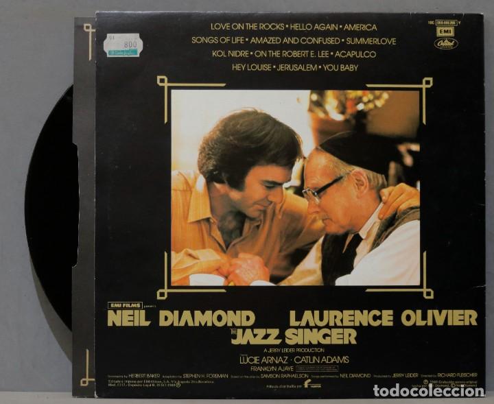 Discos de vinilo: LP. NEIL DIAMOND. THE JAZZ SINGER - Foto 2
