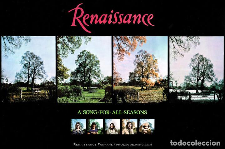 Renaissance Poster 1978 A Song For All Seasons Album, 49% OFF