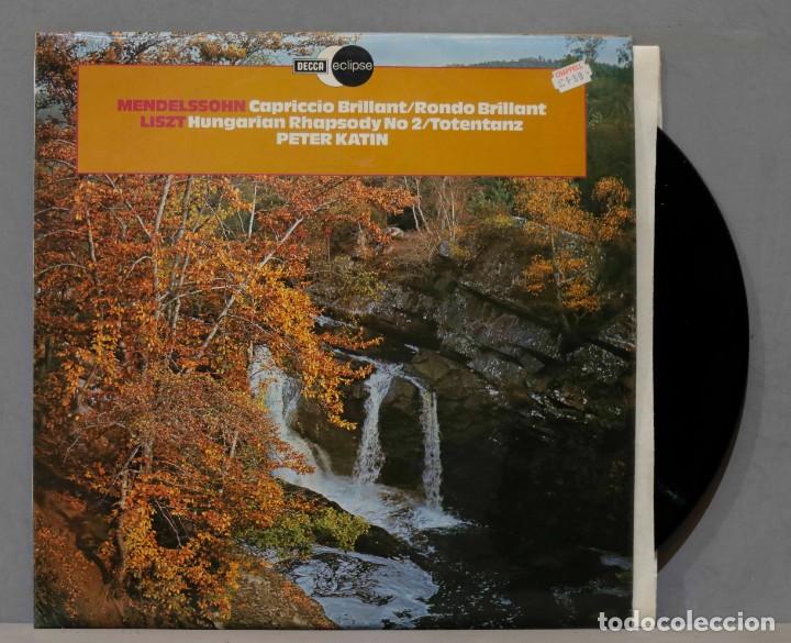 Discos de vinilo: LP. MENDELSSOHN. LISZT. KATIN - Foto 1