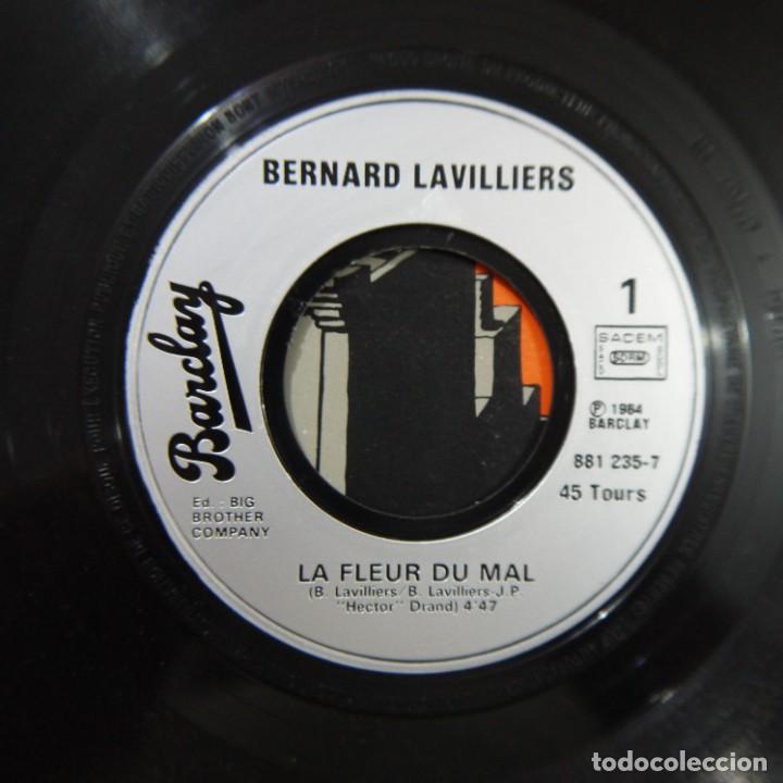 Discos de vinilo: LAVILLIERS - LA FLEUR DU MAL / LE BAL - SINGLE 1984 - Foto 2