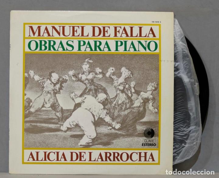 Discos de vinilo: LP. DE LARROCHA. MANUEL DE FALLA, OBRAS PARA PIANO - Foto 1