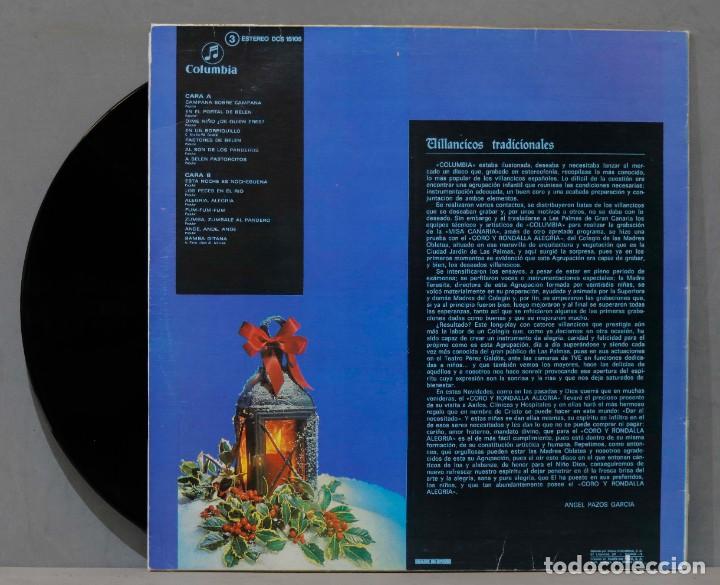 Discos de vinilo: LP. VILLANCICOS TRADICIONALES - Foto 2