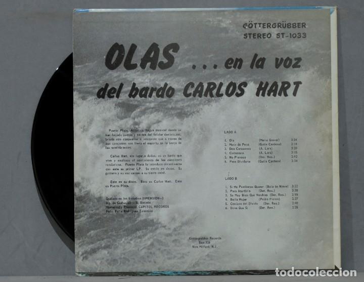 Discos de vinilo: LP. Carlos Hart. OLAS... En La Voz Del Bardo - Foto 2