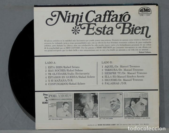 Discos de vinilo: LP. Nini Caffaro. Esta Bien - Foto 2