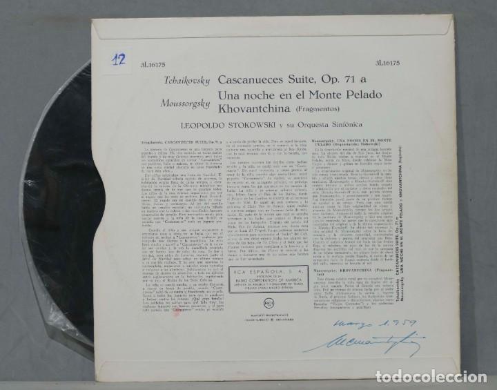 Discos de vinilo: LP. TCHAIKOVSKY. MOUSSORGSKY. STOKOWSKI - Foto 2