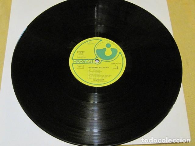 Discos de vinilo: TRIUNVIRATE &ndash; A LA CARTE Emi-Harvest &lsquo;78 - Foto 7