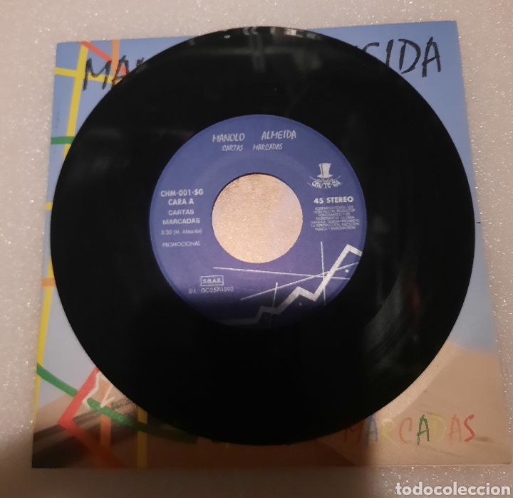 Discos de vinilo: Manolo Almeida - cartas marcadas - Foto 2